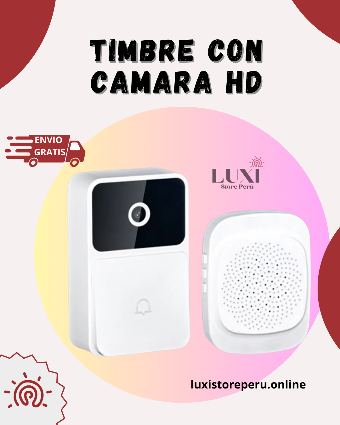 TIMBRE CON CAMARA HD | SEGURIDAD Y CONTROL EN TU PUERTA