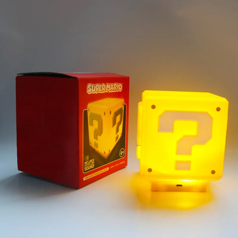 LAMPARA FORMA DE CUBO MARIO BROS | ILUMINACION CREATIVA