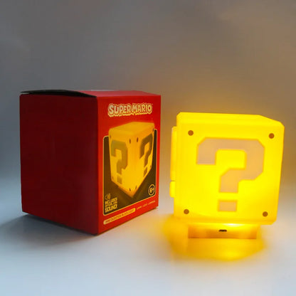 LAMPARA FORMA DE CUBO MARIO BROS | ILUMINACION CREATIVA