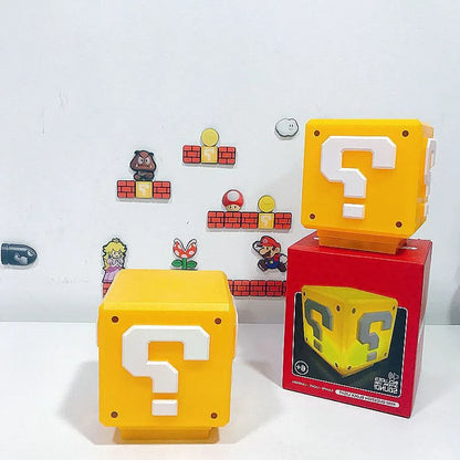 LAMPARA FORMA DE CUBO MARIO BROS | ILUMINACION CREATIVA